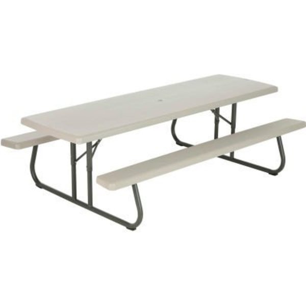 Lifetime Lifetime® 8' Folding Picnic Table, Putty 80123